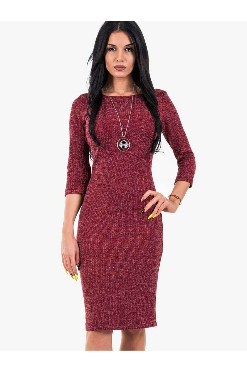 Вталена рокля 8264-30 INDIGO Fashion