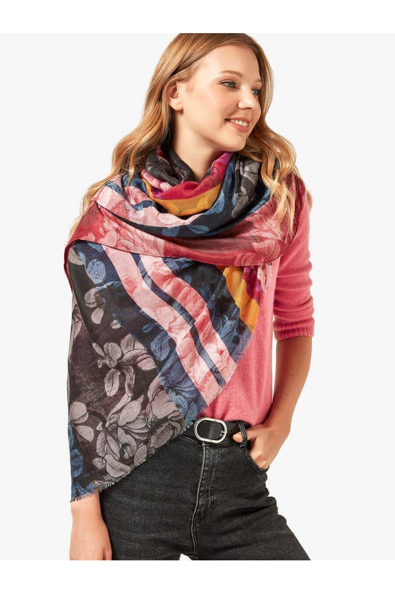 Дамски шал 12129-50 INDIGO Fashion
