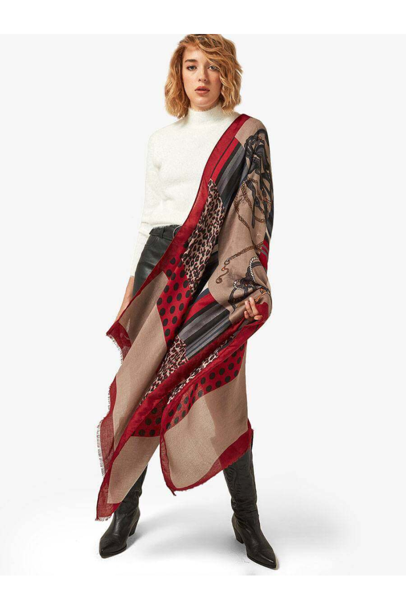 Дамски шал 12164-30 INDIGO Fashion