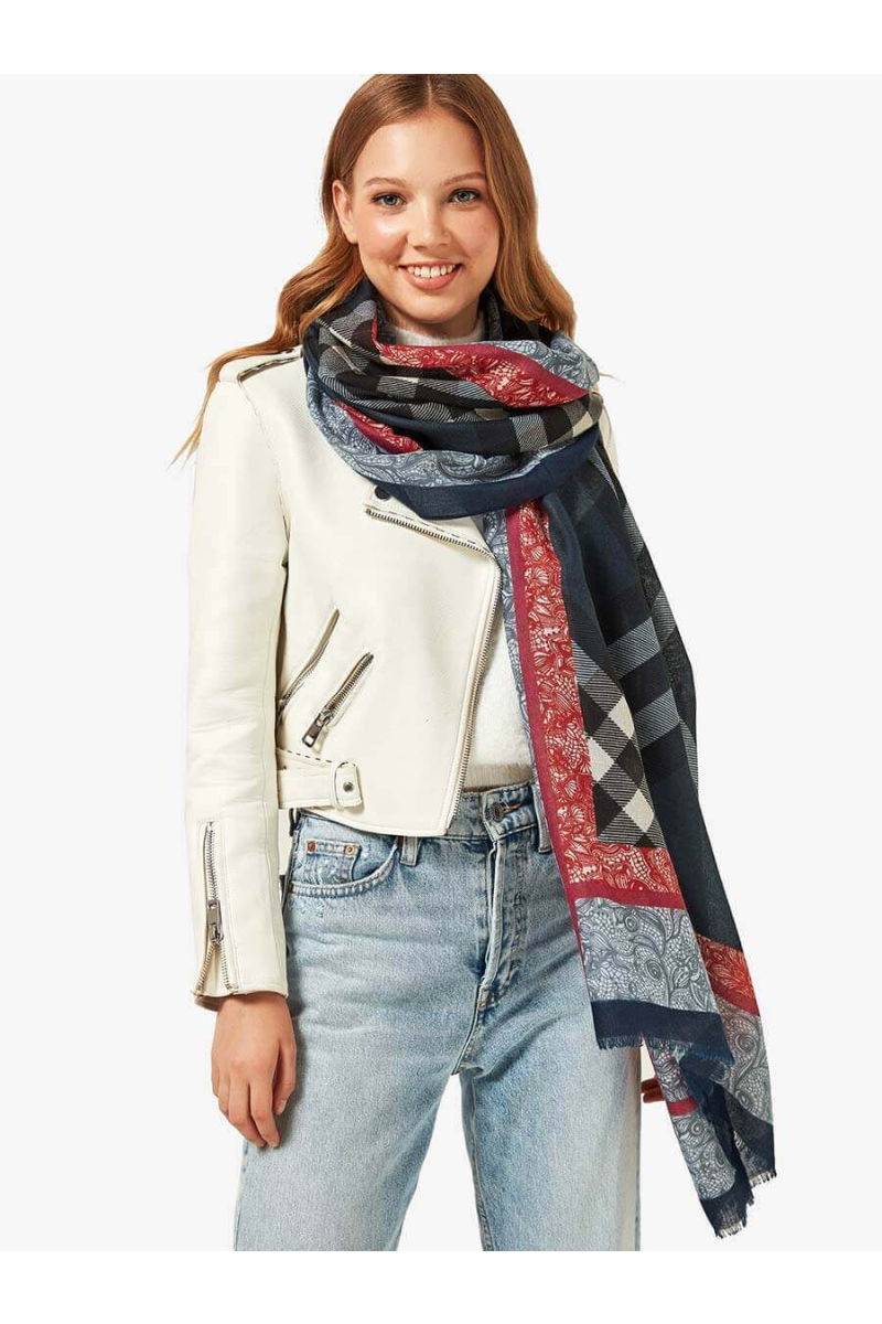 Дамски шал 12190-08 INDIGO Fashion