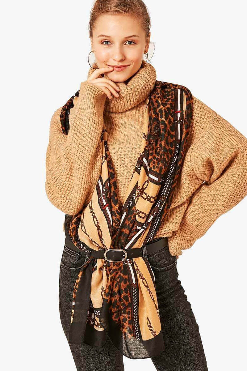 Дамски шал 12287-43 INDIGO Fashion