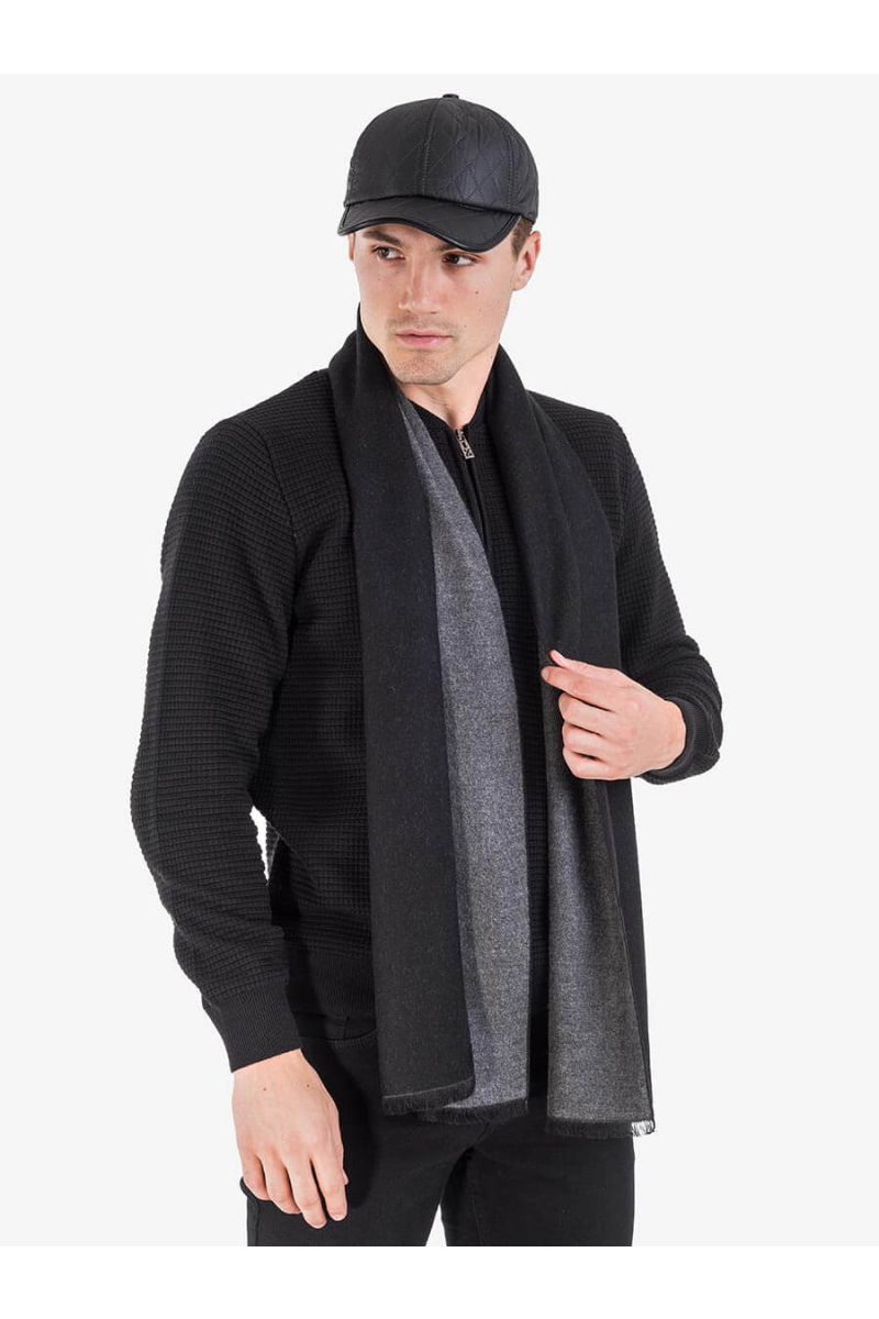 Кашмирен шал - черен 9495 INDIGO Fashion