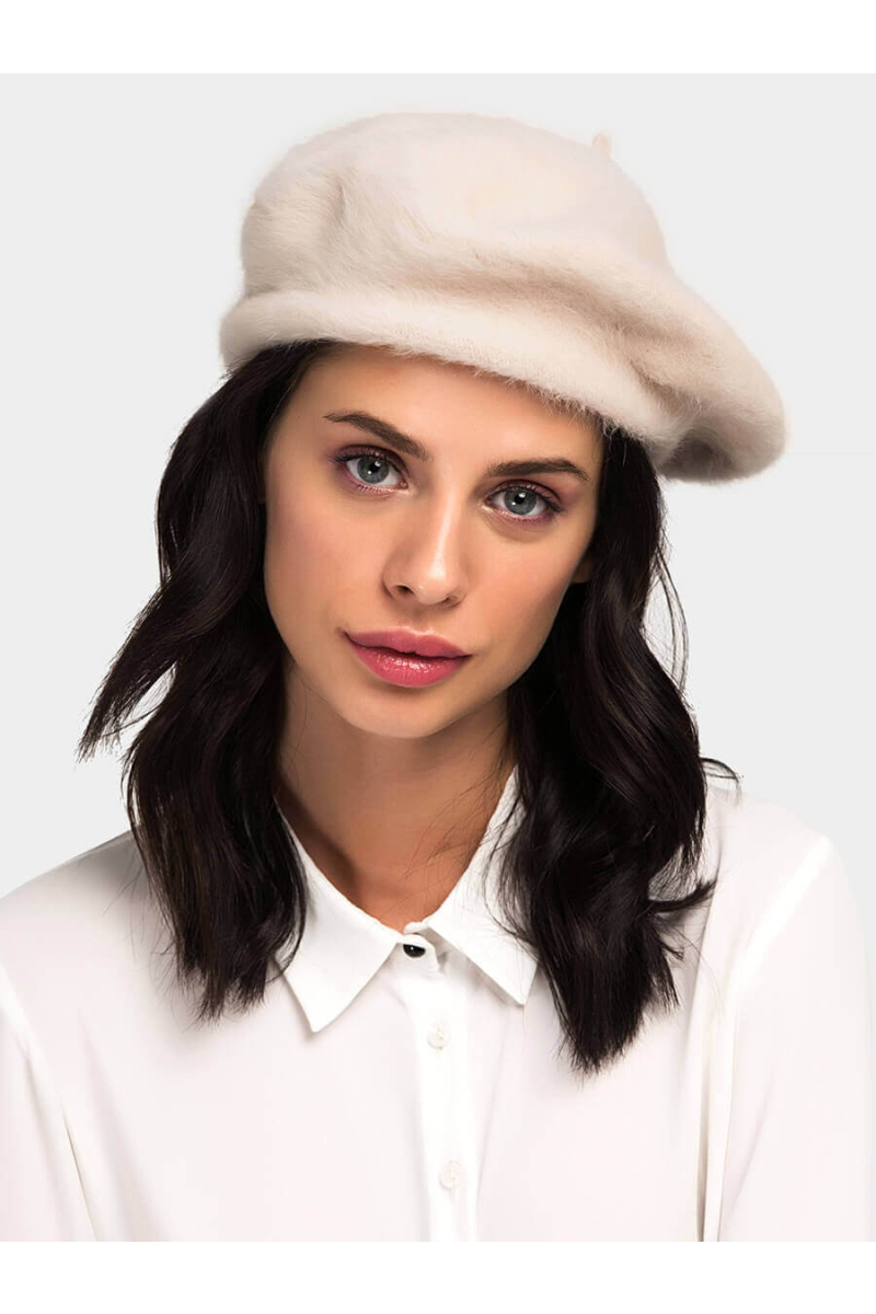 Дамска шапка тип барета 11281-52 INDIGO Fashion