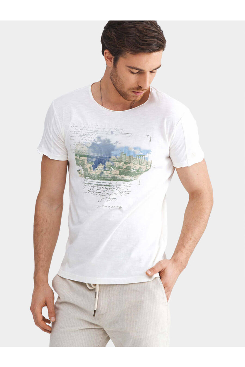 Мъжка тениска 501704-01 INDIGO Fashion