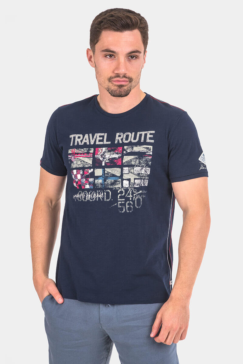 Мъжка тениска 29986 INDIGO Fashion