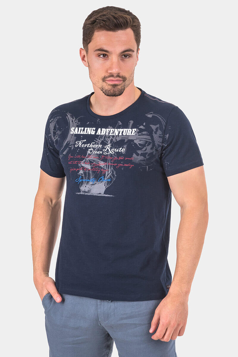 Мъжка тениска 35588-18 INDIGO Fashion