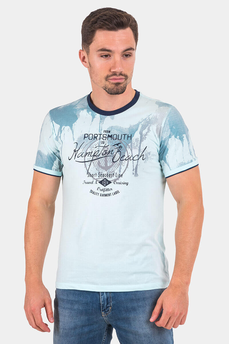 Мъжка тениска 35753-04 INDIGO Fashion