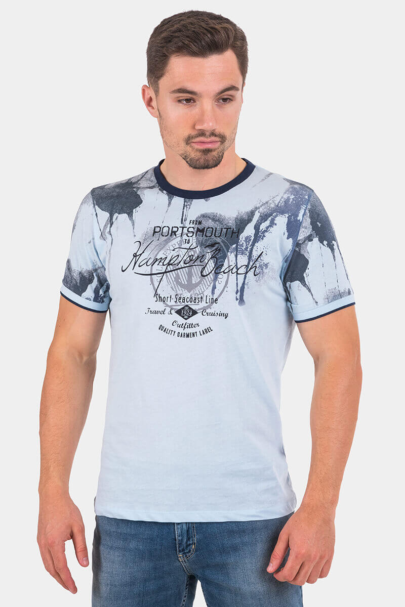 Мъжка тениска 35753-17 INDIGO Fashion