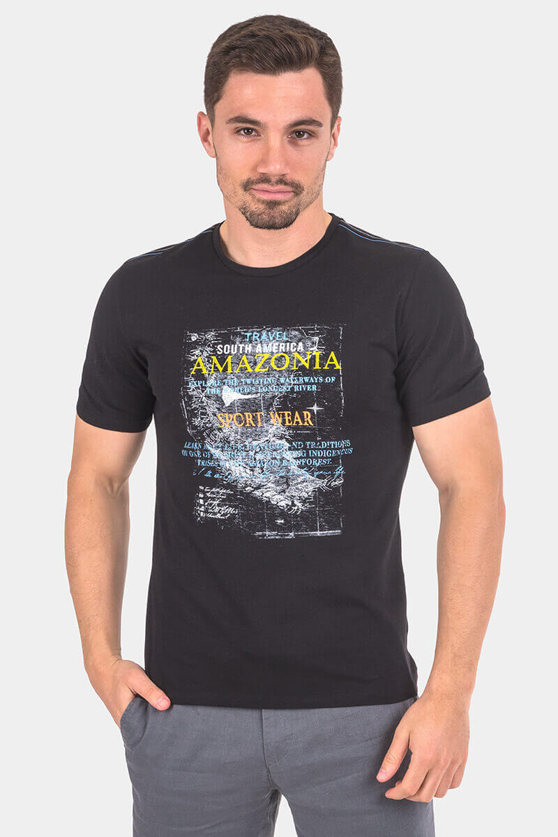 Мъжка тениска 35790-09 INDIGO Fashion
