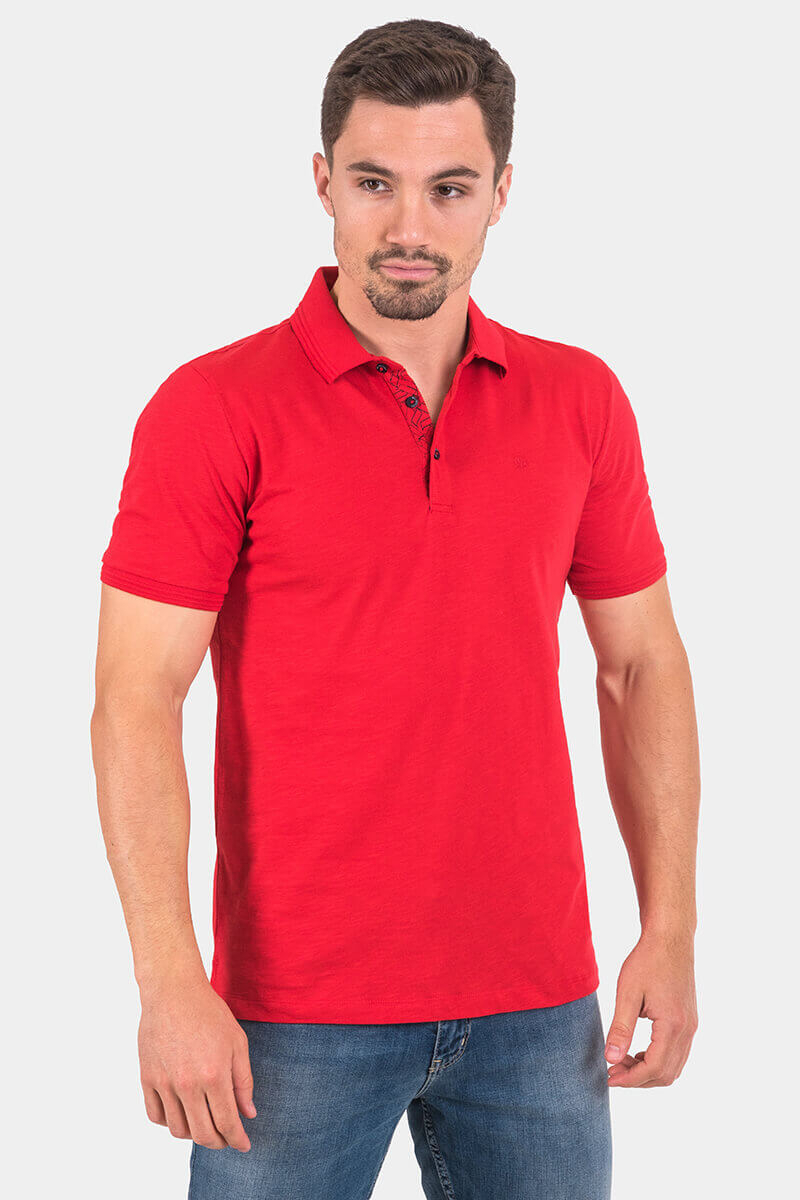 Памучна мъжка блуза 39206-19 INDIGO Fashion