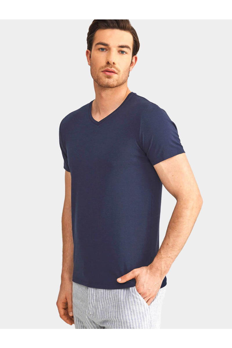 Мъжка тениска 501584-18 INDIGO Fashion