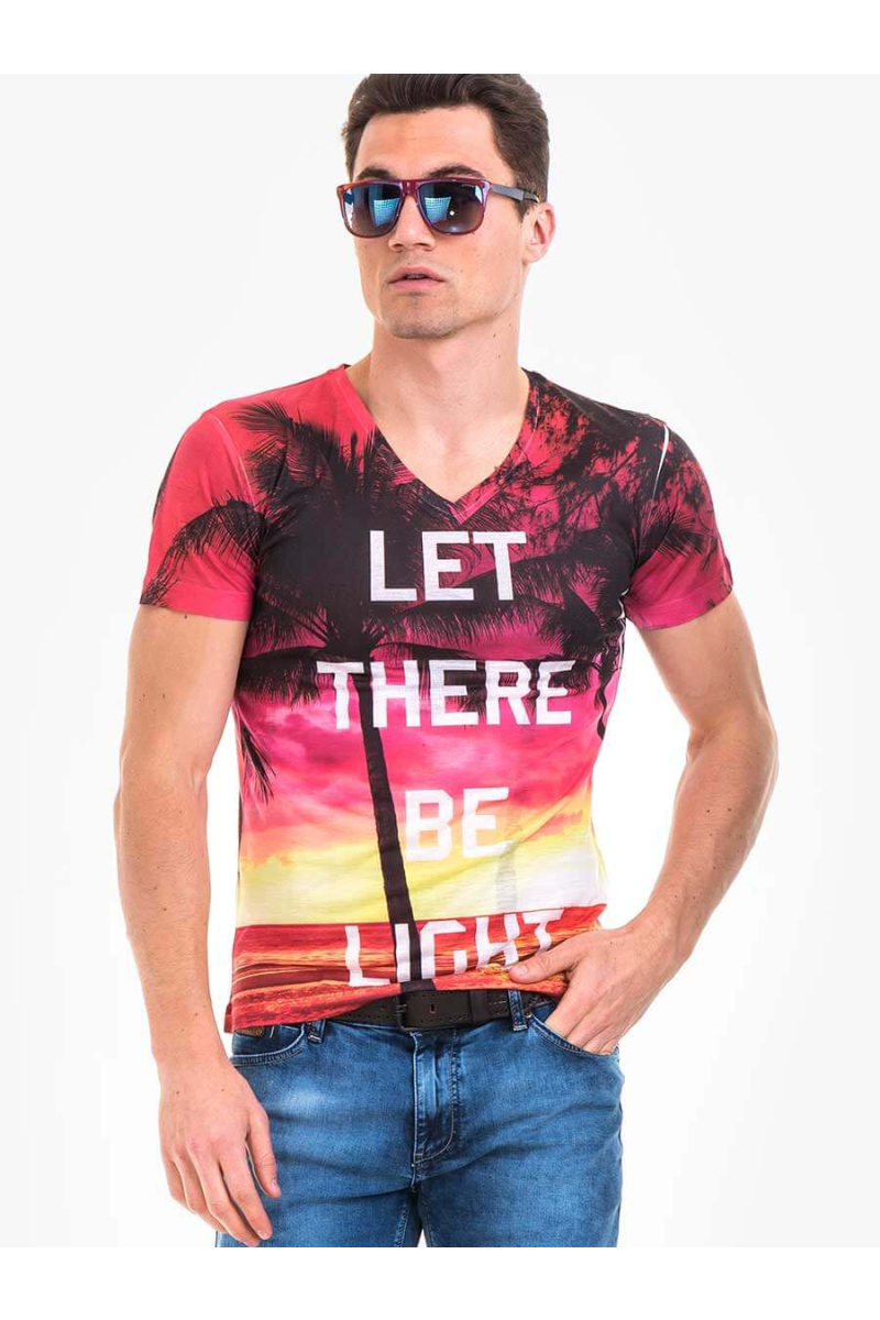 Мъжка тениска VIGOSS 60087-68 INDIGO Fashion