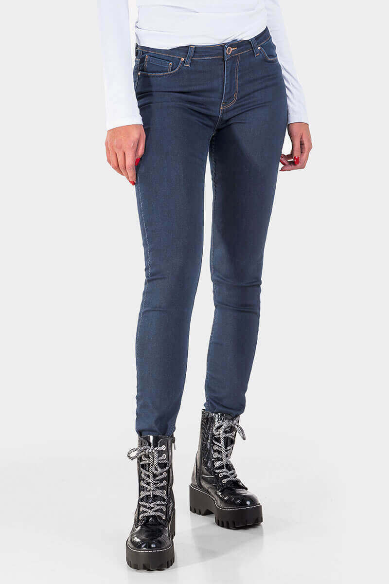 Слим фит дамски дънки 5501 INDIGO Fashion