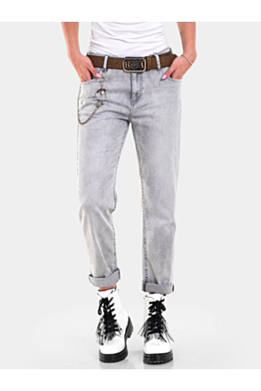 Бойфренд дамски дънки 6105A INDIGO Fashion